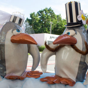 soft sculpture penguins